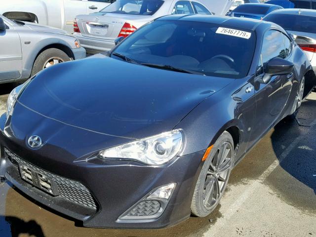 JF1ZNAA10F9702447 - 2015 TOYOTA SCION FR-S GRAY photo 2