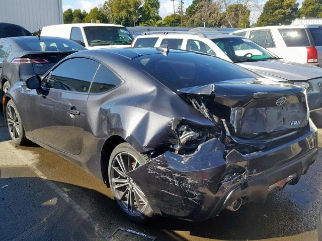 JF1ZNAA10F9702447 - 2015 TOYOTA SCION FR-S GRAY photo 3