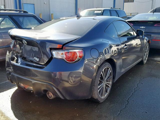JF1ZNAA10F9702447 - 2015 TOYOTA SCION FR-S GRAY photo 4