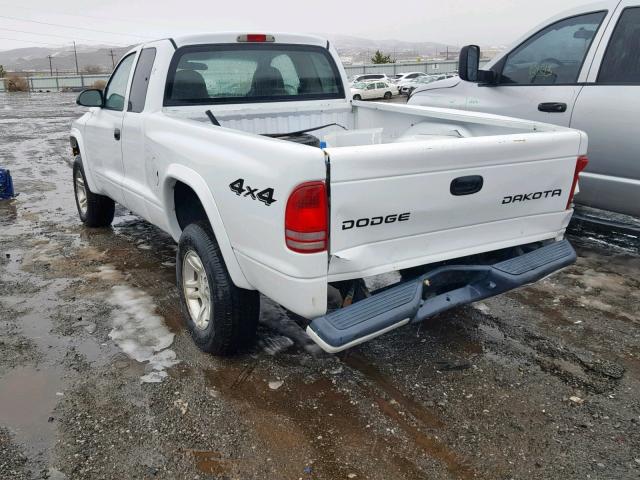 1D7HG32N13S291244 - 2003 DODGE DAKOTA SPO WHITE photo 3