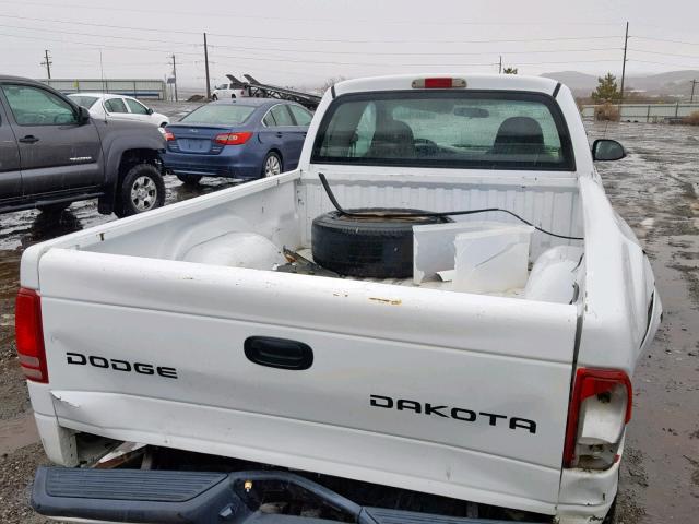 1D7HG32N13S291244 - 2003 DODGE DAKOTA SPO WHITE photo 6