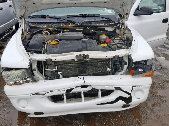 1D7HG32N13S291244 - 2003 DODGE DAKOTA SPO WHITE photo 7