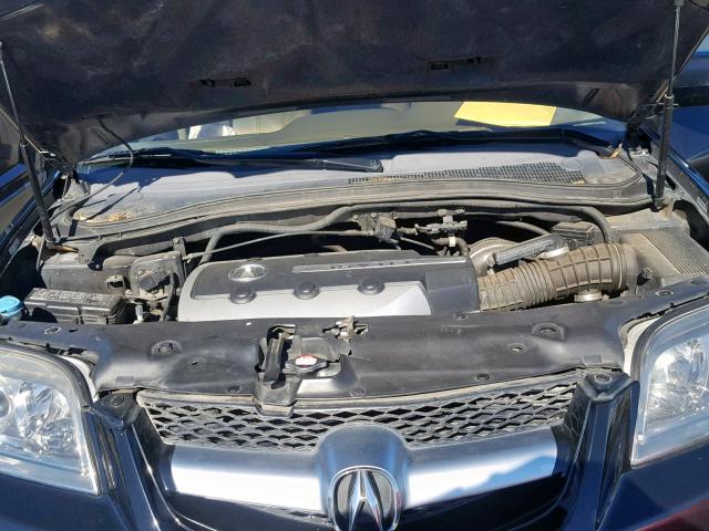 2HNYD18995H544610 - 2005 ACURA MDX TOURIN BLACK photo 7