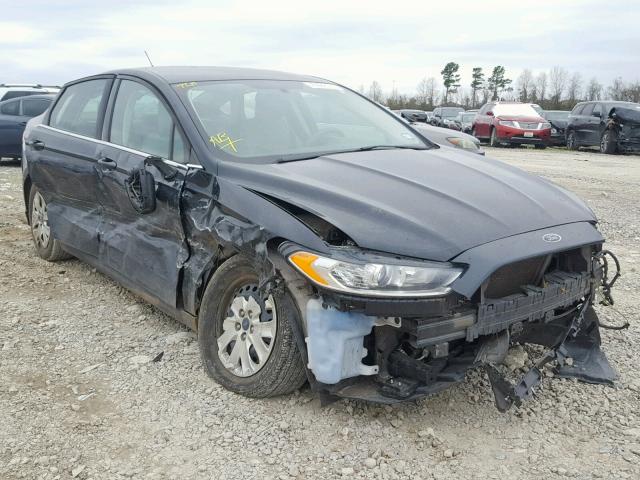 3FA6P0G75ER255233 - 2014 FORD FUSION S BLACK photo 1