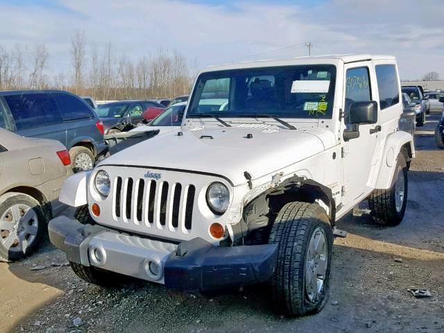 1C4AJWBG7CL246237 - 2012 JEEP WRANGLER S WHITE photo 2