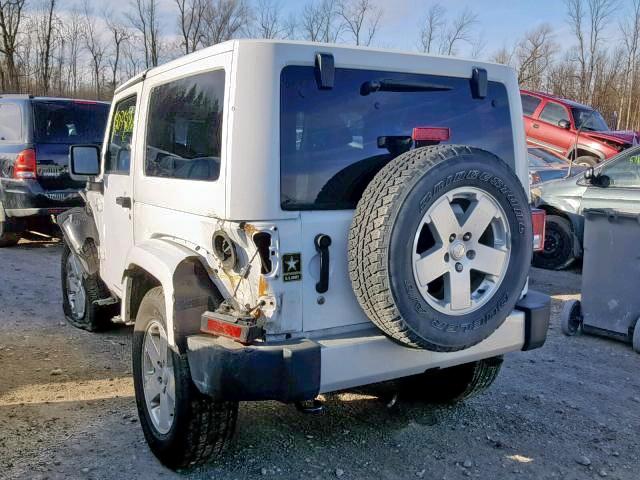 1C4AJWBG7CL246237 - 2012 JEEP WRANGLER S WHITE photo 3