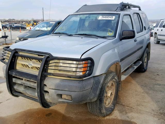 5N1ED28Y3YC557409 - 2000 NISSAN XTERRA SILVER photo 2