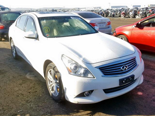 JN1CV6AR4BM400432 - 2011 INFINITI G37 WHITE photo 1