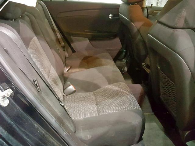 1G1ZC5E10BF105952 - 2011 CHEVROLET MALIBU 1LT შავი ფოტო 6