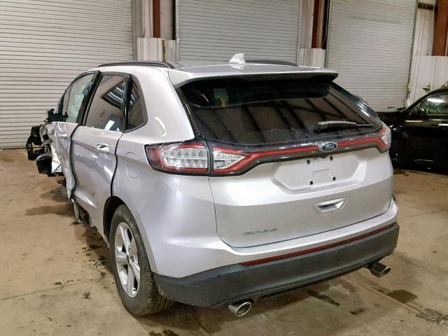 2FMTK3G80FBC32881 - 2015 FORD EDGE SE SILVER photo 3