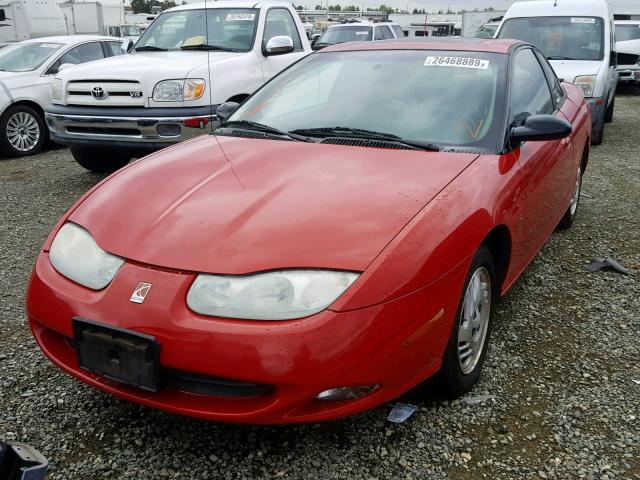 1G8ZR12771Z359057 - 2001 SATURN SC2 RED photo 2