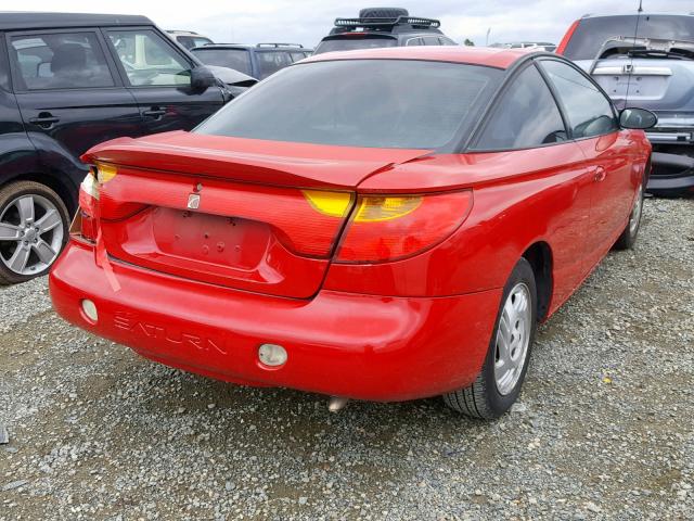 1G8ZR12771Z359057 - 2001 SATURN SC2 RED photo 4