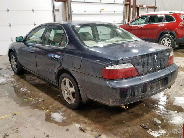 19UUA56612A054266 - 2002 ACURA 3.2TL BLACK photo 3