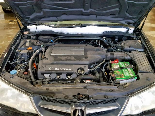 19UUA56612A054266 - 2002 ACURA 3.2TL BLACK photo 7