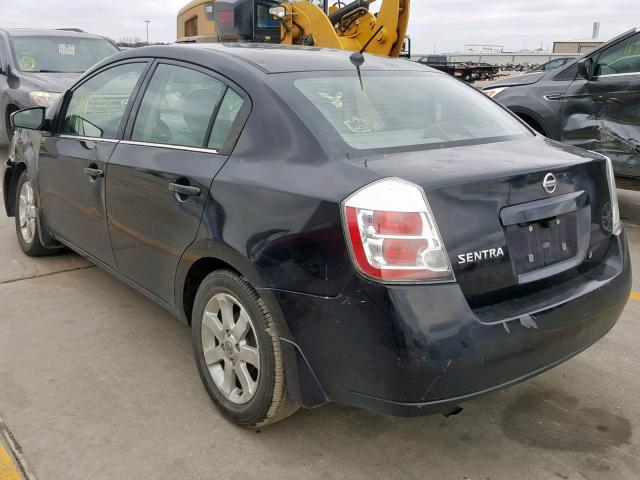 3N1AB61E18L758345 - 2008 NISSAN SENTRA 2.0 BLACK photo 3