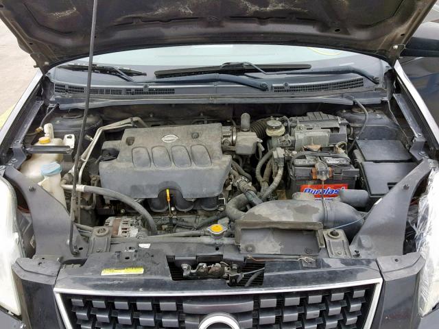 3N1AB61E18L758345 - 2008 NISSAN SENTRA 2.0 BLACK photo 7