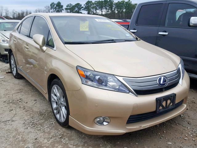 JTHBB1BA5A2009344 - 2010 LEXUS HS 250H GOLD photo 1