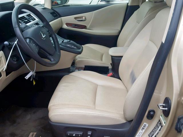 JTHBB1BA5A2009344 - 2010 LEXUS HS 250H GOLD photo 5