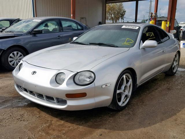 JT2ST07NXR0014186 - 1994 TOYOTA CELICA GT SILVER photo 2