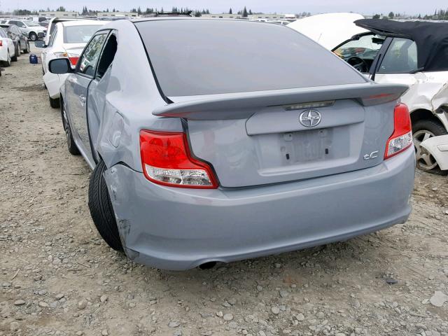 JTKJF5C72B3021063 - 2011 TOYOTA SCION TC ნაცრისფერი ფოტო 3