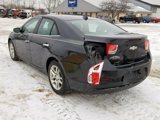 1G11D5RR1DF115676 - 2013 CHEVROLET MALIBU 1LT BLACK photo 3
