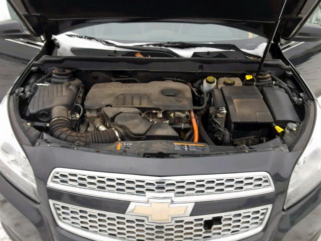 1G11D5RR1DF115676 - 2013 CHEVROLET MALIBU 1LT BLACK photo 7