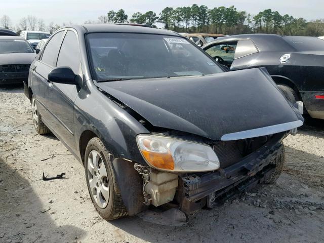 KNAFE121485536825 - 2008 KIA SPECTRA EX BLACK photo 1