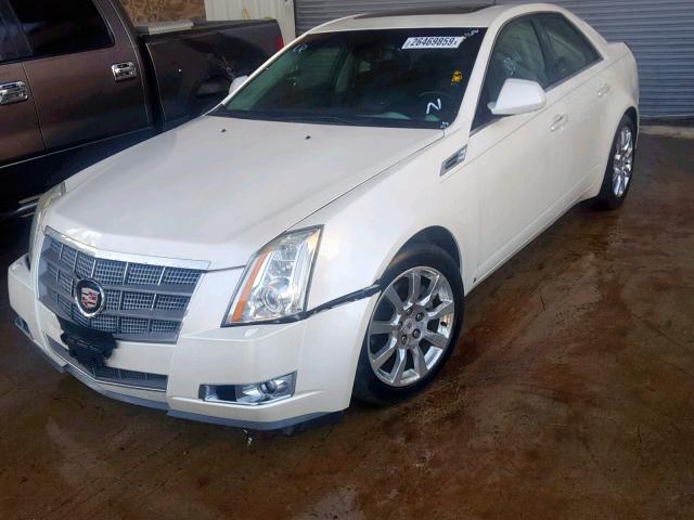 1G6DV57V980213125 - 2008 CADILLAC CTS HI FEA WHITE photo 2