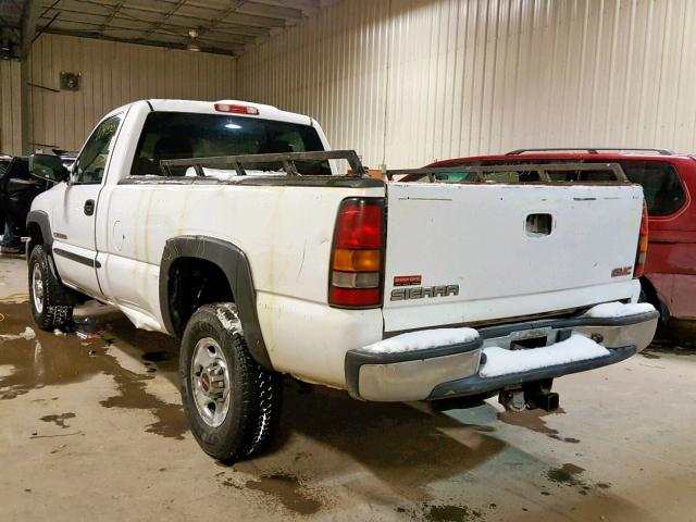 1GTHC24U76E217012 - 2006 GMC SIERRA C25 WHITE photo 3