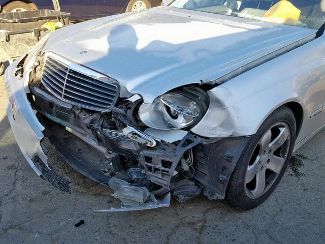 WDBUF70J13A151248 - 2003 MERCEDES-BENZ E 500 SILVER photo 9