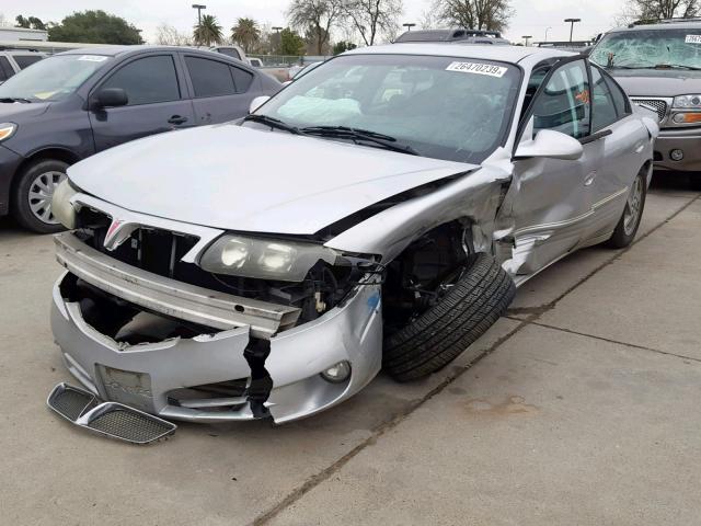 1G2HX52K034151108 - 2003 PONTIAC BONNEVILLE SILVER photo 2