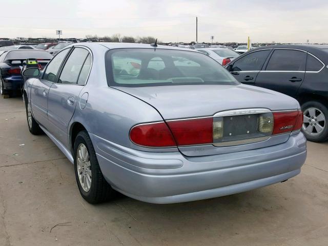 1G4HP52K05U203878 - 2005 BUICK LESABRE CU BLUE photo 3