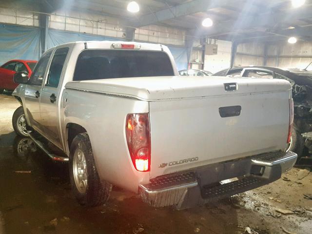 1GCCS138568283648 - 2006 CHEVROLET COLORADO SILVER photo 3