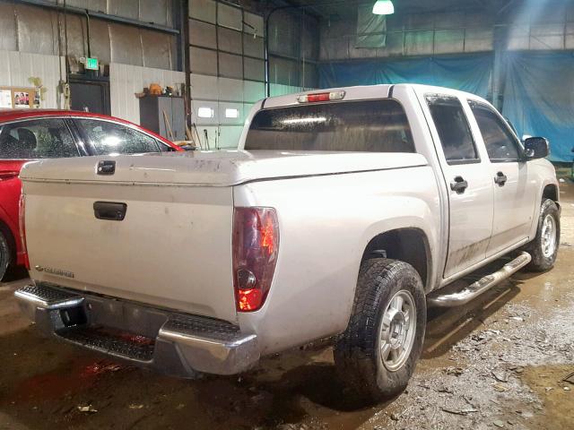 1GCCS138568283648 - 2006 CHEVROLET COLORADO SILVER photo 4