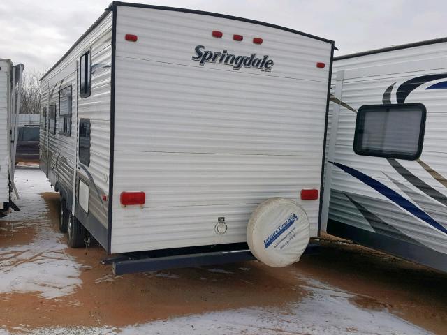 4YDT29425E3101724 - 2014 KEYSTONE SPRINGDALE WHITE photo 3