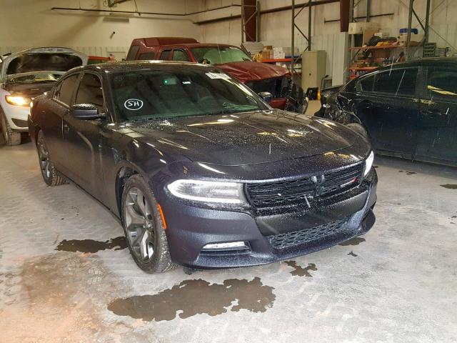 2C3CDXHG6HH575677 - 2017 DODGE CHARGER SX BLACK photo 1