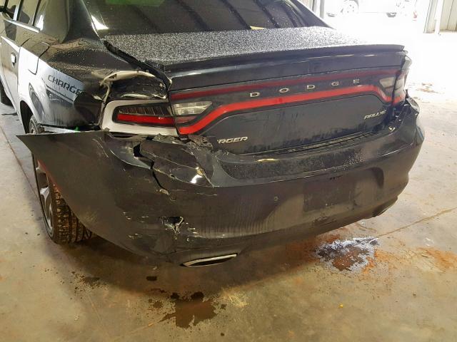 2C3CDXHG6HH575677 - 2017 DODGE CHARGER SX BLACK photo 9