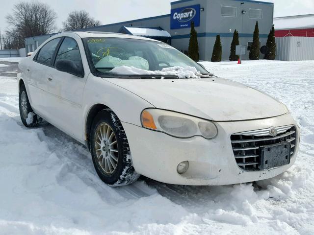 1C3EL46R14N182542 - 2004 CHRYSLER SEBRING LX WHITE photo 1