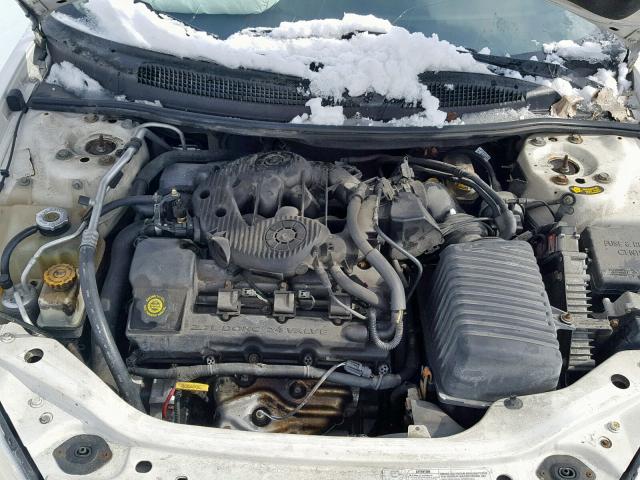 1C3EL46R14N182542 - 2004 CHRYSLER SEBRING LX WHITE photo 7