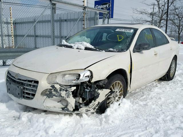 1C3EL46R14N182542 - 2004 CHRYSLER SEBRING LX WHITE photo 9