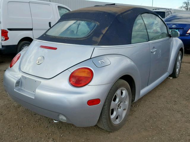3VWCK21Y33M334044 - 2003 VOLKSWAGEN NEW BEETLE Gümüş foto 4
