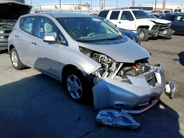 1N4AZ0CP5DC411844 - 2013 NISSAN LEAF S SILVER photo 1