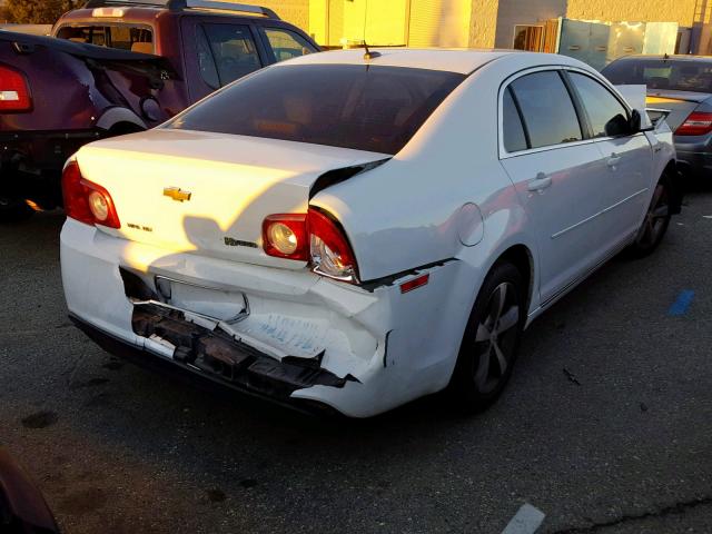 1G1ZF57569F209668 - 2009 CHEVROLET MALIBU HYB WHITE photo 4