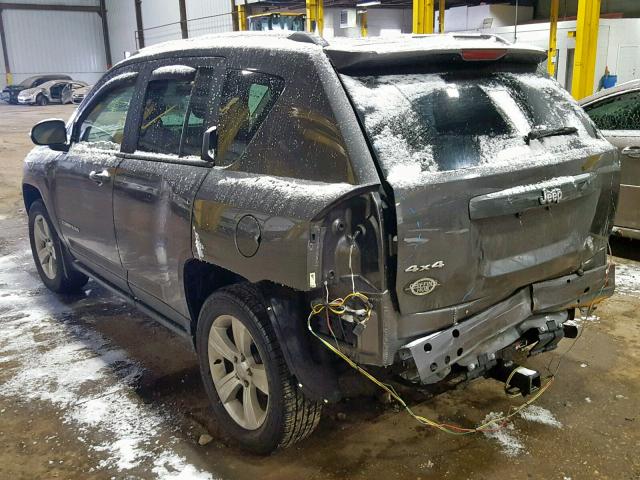 1C4NJDBB8ED828709 - 2014 JEEP COMPASS SP ნაცრისფერი ფოტო 3