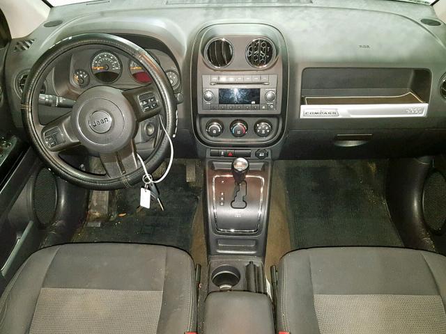 1C4NJDBB8ED828709 - 2014 JEEP COMPASS SP ნაცრისფერი ფოტო 9