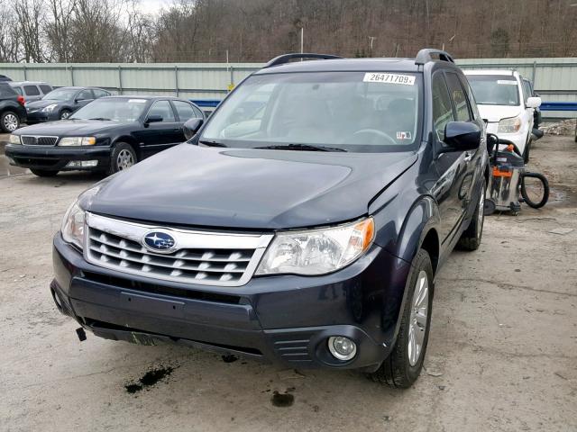 JF2SHAEC9DH427180 - 2013 SUBARU FORESTER L BLUE photo 2