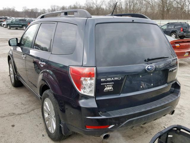 JF2SHAEC9DH427180 - 2013 SUBARU FORESTER L BLUE photo 3