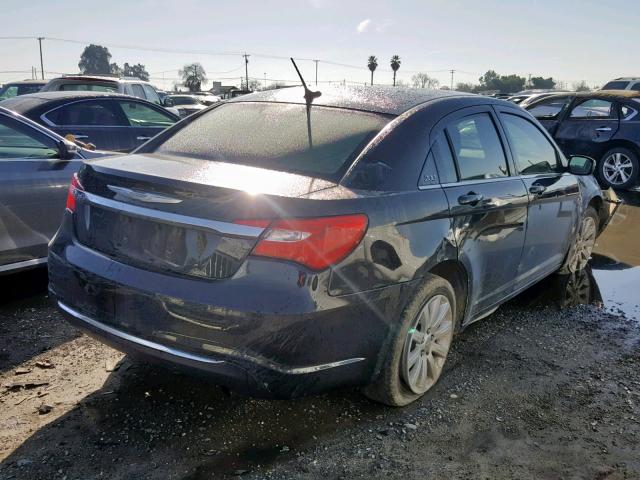 1C3CCBBB6DN542585 - 2013 CHRYSLER 200 TOURIN BLACK photo 4