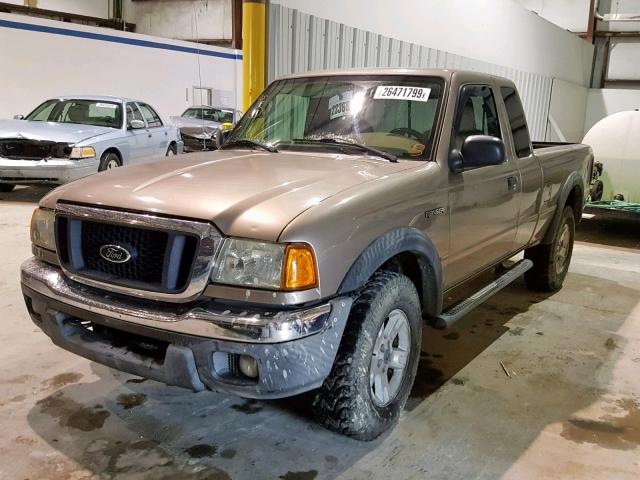 1FTZR45E85PA37725 - 2005 FORD RANGER SUP BEIGE photo 2
