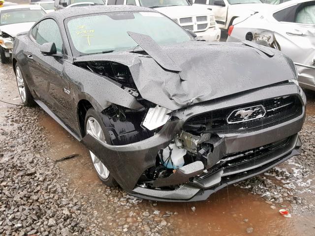 1FA6P8CF7F5361165 - 2015 FORD MUSTANG GT GRAY photo 1